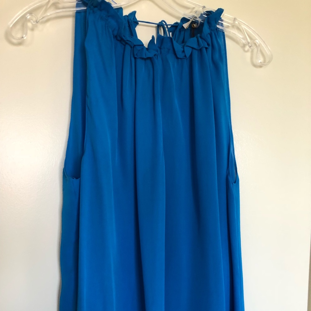 Ramy Brook. Blue Summer Blouse